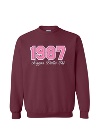 Kappa Delta Chi 1987 Sweatshirt (No Glitter)
