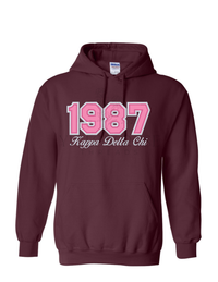 Kappa Delta Chi 1987 Hoodie (No Glitter)