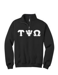 Tau Psi Omega Quarter-zip Letters